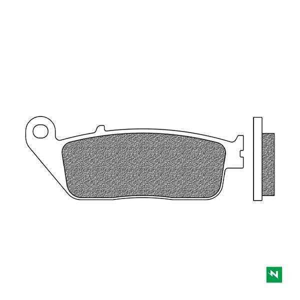 FD0130BT1 ενισχυμένο οργανικό τακάκι εμπρόσθιο της ιταλικής NEWFREN F196